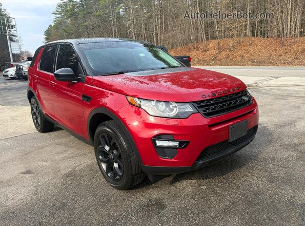 SALCR2BG4GH590300 2016 LAND ROVER DISCOVERY Бордовый Передняя левая четверть
