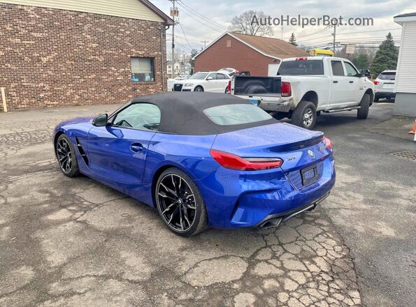 WBAHF9C06SWY43523 2025 BMW Z4 Blue Trasero derecho