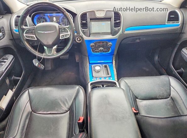 2C3CCAEG8HH579766 2017 CHRYSLER 300 Синий Вид щитка приборов