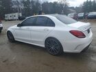 2019 Mercedes Amg C 43 White vin: 55SWF6EB8KU300135