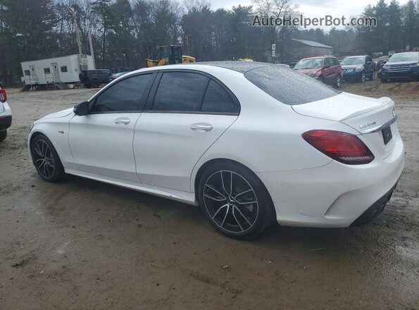 55SWF6EB8KU300135 2019 MERCEDES-BENZ AMG White Tył prawy