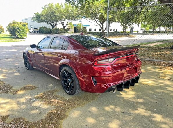 2C3CDXCT8JH133669 2018 DODGE CHARGER Красный Передняя правая четверть