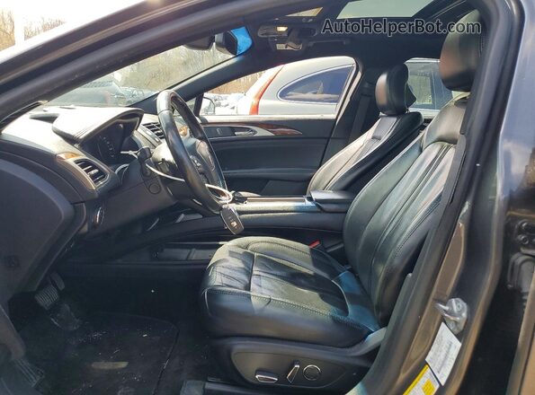 3LN6L5F90HR654475 2017 LINCOLN MKZ Серый Вид панели приборов