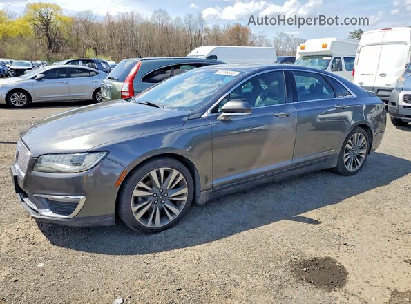 3LN6L5F90HR654475 2017 LINCOLN MKZ Серый Передняя левая четверть