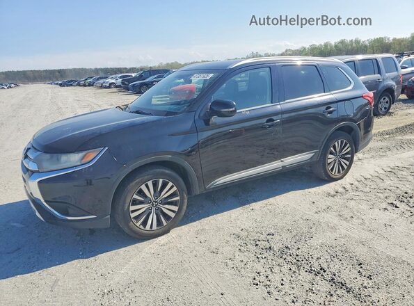JA4AZ3A36KZ039348 2019 MITSUBISHI OUTLANDER Черный Передняя левая четверть