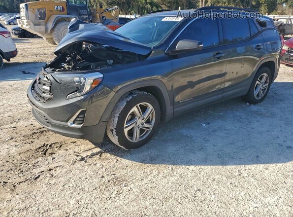 3GKALMEV3JL181014 2018 GMC TERRAIN Серый Задняя левая четверть