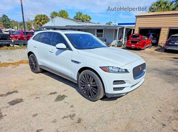 SADCJ2EV9JA252811 2018 JAGUAR F-PACE Белый Передняя левая четверть