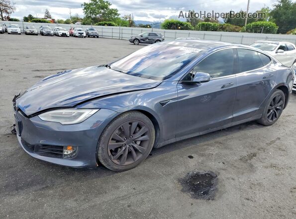 5YJSA1E28HF184459 2017 TESLA MODEL S Угольный Задняя левая четверть