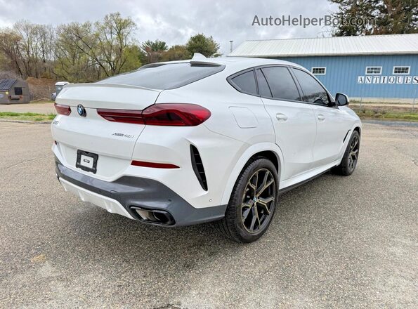 5UXCY6C05P9P51197 2023 BMW X6 Белый Вид спереди