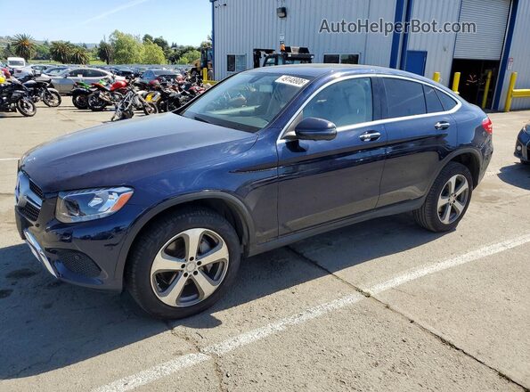 WDC0J4KB6HF157618 2017 MERCEDES-BENZ GLC-CLASS Синий Передняя левая четверть