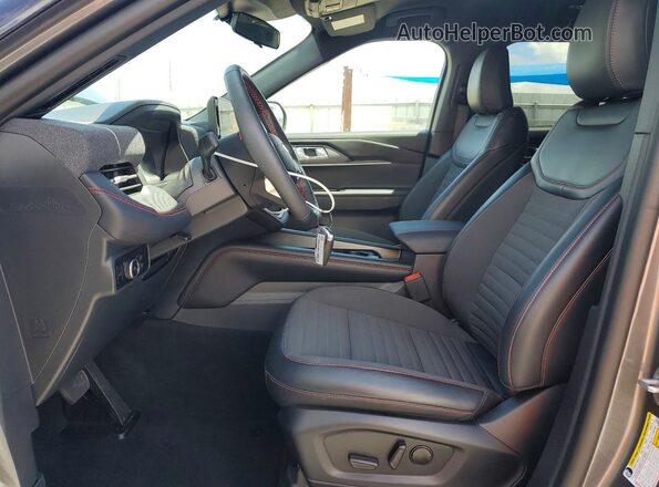 1FMUK8KH7TGA34795 2026 FORD FORD EXPLORER Gray Widok wnętrza z przodu