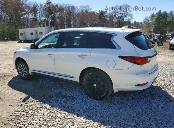 5N1DL0MM4HC554931 2017 INFINITI QX60 Белый Задняя правая четверть