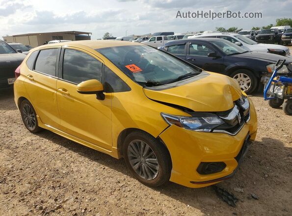 3HGGK5G64JM721003 2018 HONDA FIT Желтый Вид спереди