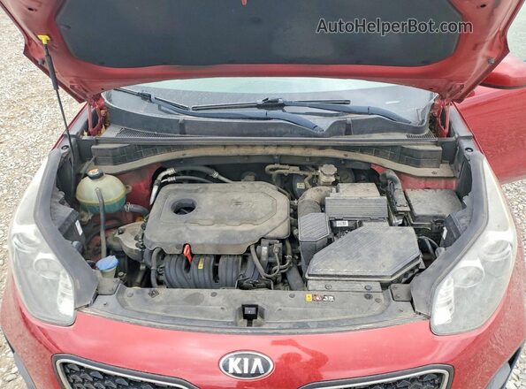 KNDPM3AC5J7474466 2018 KIA SPORTAGE Красный Вид наклейки с VIN-кодом