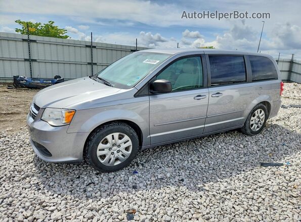 2C4RDGBG5GR258643 2016 DODGE CARAVAN Серебряный Передняя левая четверть