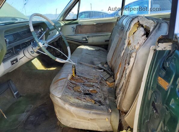 64B053367 1964 CADILLAC DEVILLE Green Widok wnętrza z przodu
