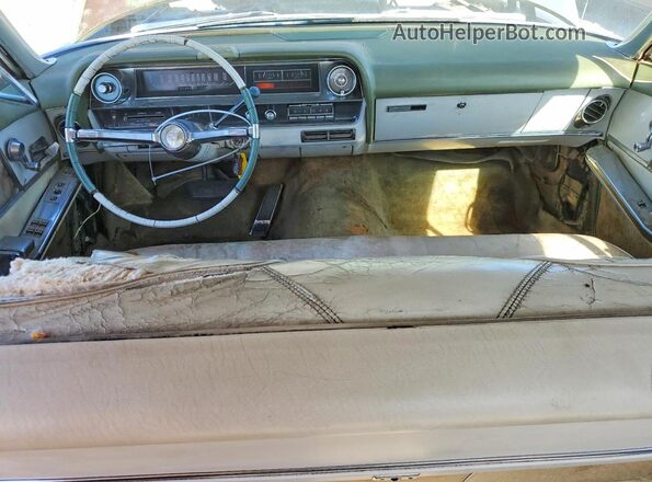 64B053367 1964 CADILLAC DEVILLE Green Widok deski rozdzielczej