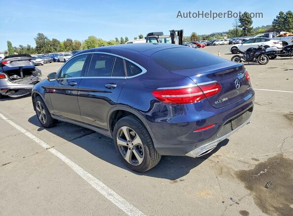 WDC0J4KB6HF157618 2017 MERCEDES-BENZ GLC-CLASS Синий Задняя правая четверть
