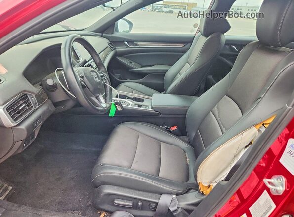 1HGCV3F27NA011766 2022 HONDA ACCORD Red Widok deski rozdzielczej