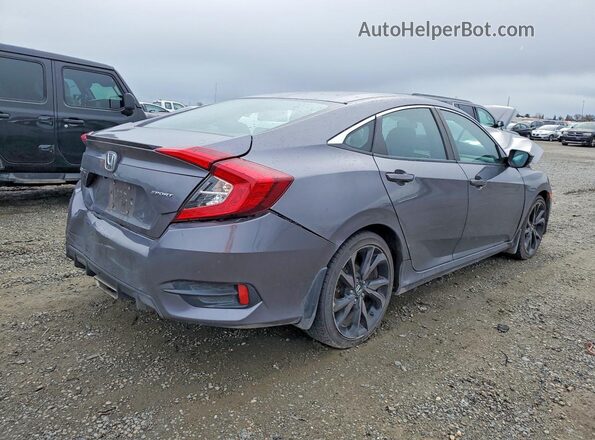 19XFC2E89LE005155 2020 HONDA CIVIC Gray Задня права чверть