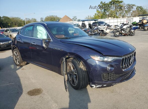 ZN661XUA6MX370853 2021 MASERATI LEVANTE Blue Передня права чверть