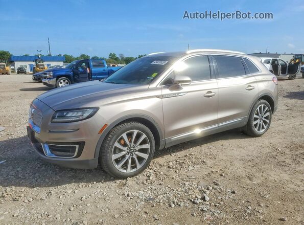 2LMPJ6K92KBL18911 2019 LINCOLN NAUTILUS Tan Tył lewy