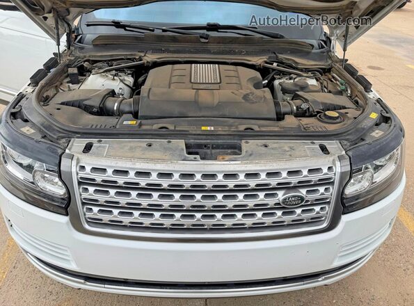 SALGS5FE1HA328485 2017 LAND ROVER RANGE Белый Вид панели приборов