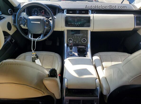 SALWR2RV3KA426698 2019 LAND ROVER RANGE Синий Вид щитка приборов