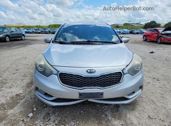 KNAFX4A64G5455735 2016 KIA FORTE Серебряный Вид сзади