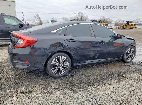 2HGFC1F75GH647318 2016 HONDA CIVIC Black Trasero derecho