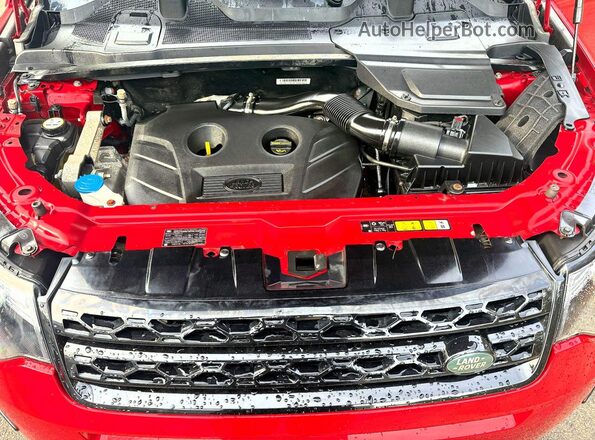SALCR2BG4GH590300 2016 LAND ROVER DISCOVERY Бордовый Вид панели приборов