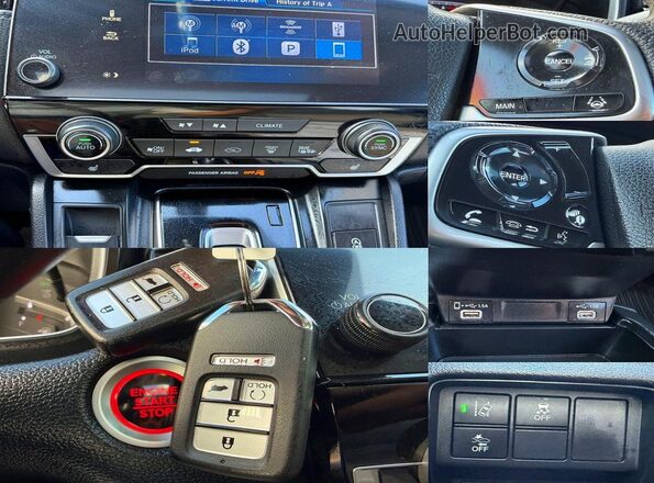 2HKRW1H56NH407729 2022 HONDA CRV Красный Панорамный вид салона 360°