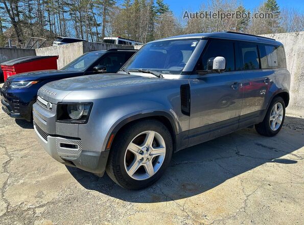 SALEP7RU4M2047972 2021 LAND ROVER DEFENDER Серый Задняя правая четверть