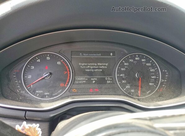 WAUGMAF46HN049525 2017 AUDI OTHER Black Widok tylnych siedzeń