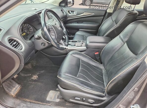 5N1DL0MM5HC504426 2017 INFINITI QX60 Серый Вид панели приборов