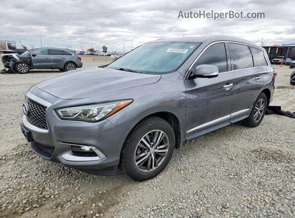 5N1DL0MM5HC504426 2017 INFINITI QX60 Серый Задняя левая четверть