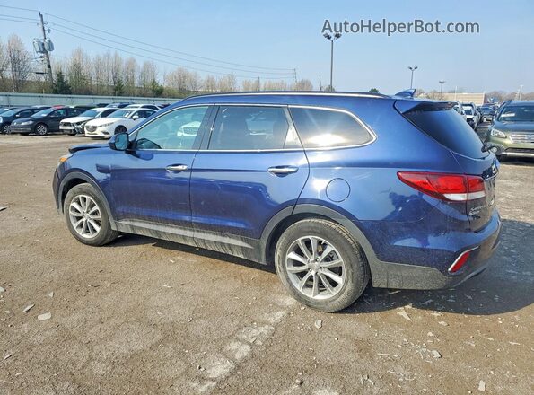 KM8SM4HF2HU222827 2017 HYUNDAI SANTA Blue Tył prawy
