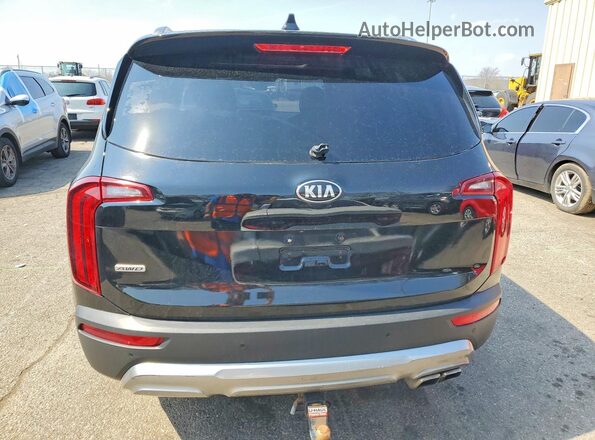 5XYP6DHCXLG037350 2020 KIA TELLURIDE Черный Вид салона спереди
