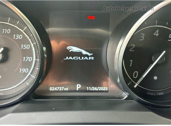 SAJDD5GX0LCK69156 2020 JAGUAR F-TYPE Черный Вид щитка приборов