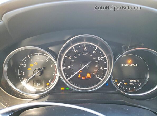 JM1GL1TY0L1512739 2020 MAZDA 6 Белый Вид задних сидений