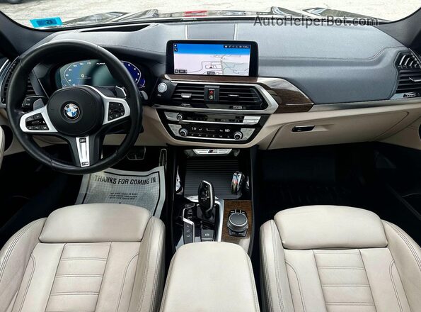 5UXTY9C07L9C80121 2020 BMW X3 Charcoal Widok zestawu wskaźników