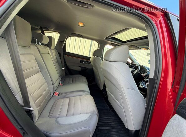 2HKRW1H56NH407729 2022 HONDA CRV Красный Вид салона спереди