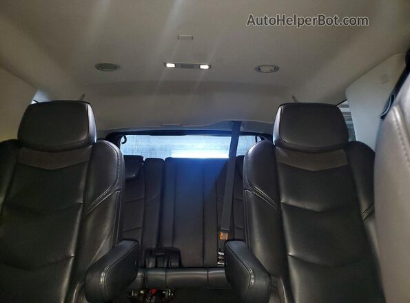 1GYS4BKJ7JR395770 2018 CADILLAC ESCALADE Черный Вид задней части салона
