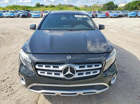 WDCTG4EB5JJ459184 2018 MERCEDES-BENZ GLA Черный Вид сзади