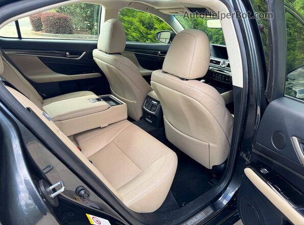 JTHBZ1BL6HA010841 2017 LEXUS GS Серый Вид салона спереди