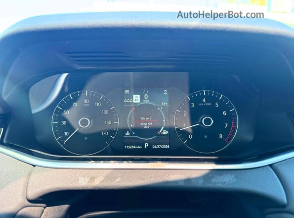 SALZJ2FX4LH011179 2020 LAND ROVER RANGE White Вид панелі приладів