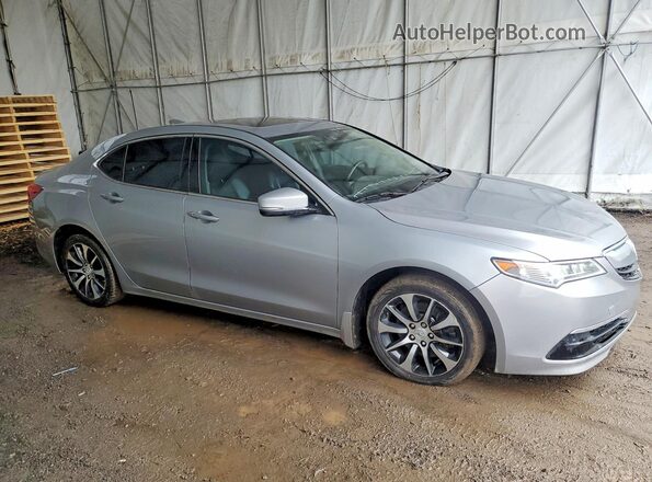 19UUB1F53HA800674 2017 ACURA TLX Серебряный Передняя правая четверть