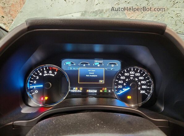 1FTEW1E47LFB59122 2020 FORD F150 Серый Вид щитка приборов