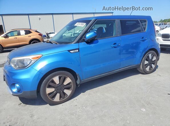 KNDJP3A5XH7455128 2017 KIA SOUL Синий Задняя левая четверть
