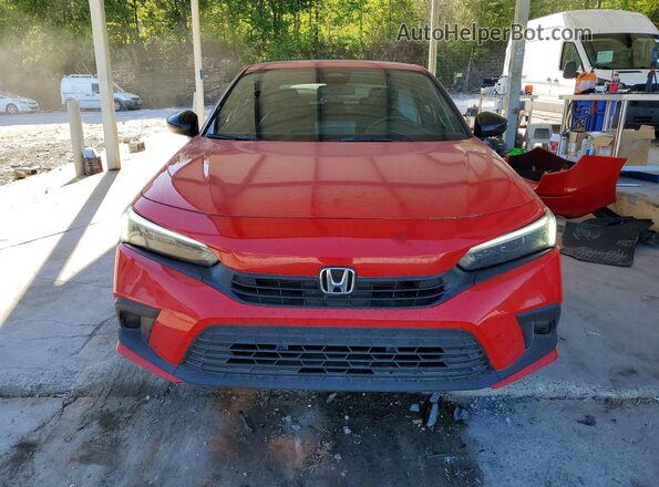 2HGFE2F50PH572011 2023 HONDA CIVIC Red უკანა ხედი
